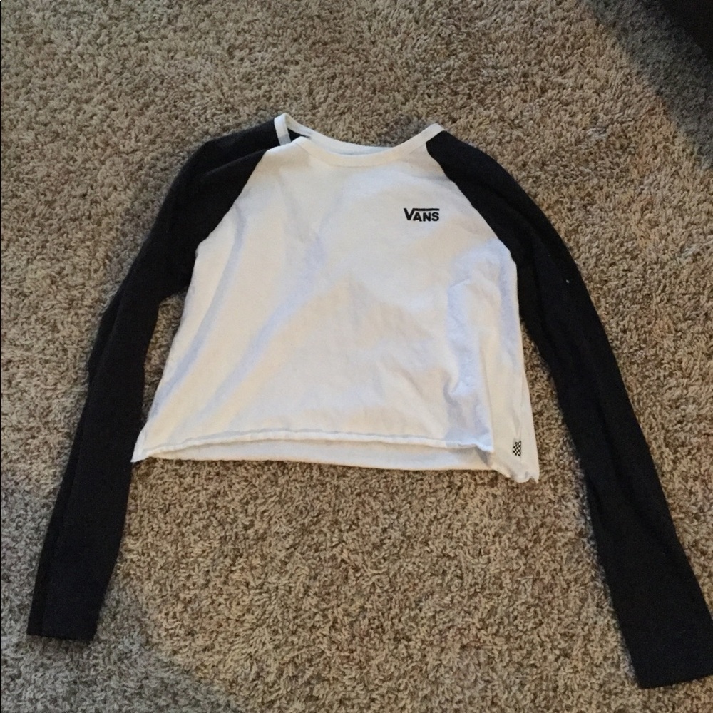 Vans women xs loose crop top
